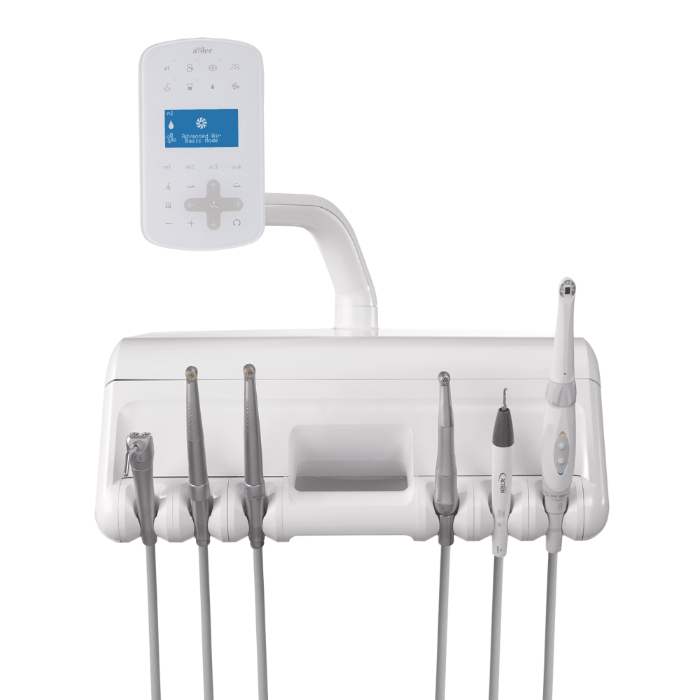 die ältere Version des Bedienelements des A-dec-500, Vorgänger vom Touchpad