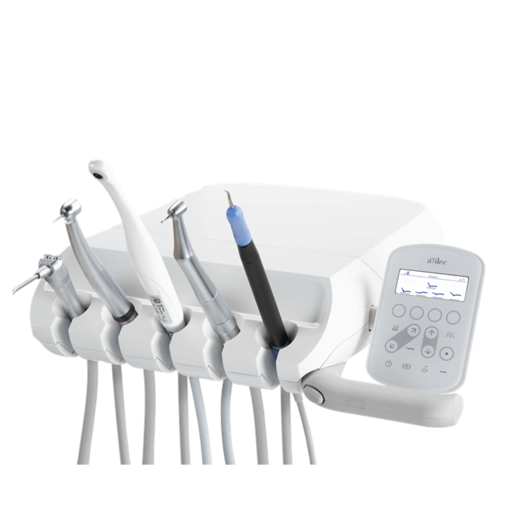 Hängeschläuche und Bedienelement für A-dec 400