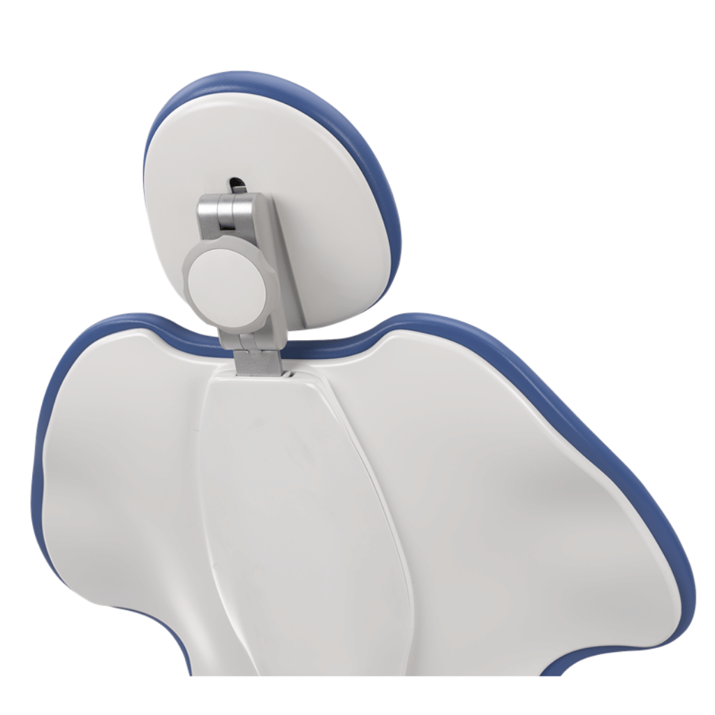 Der Drehmechanismus an der Kopfstütze vom A-dec 400