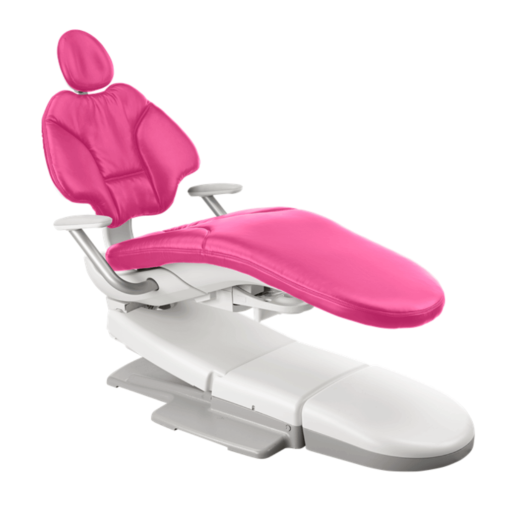 Zahnarztstuhl A-dec 400 in pink