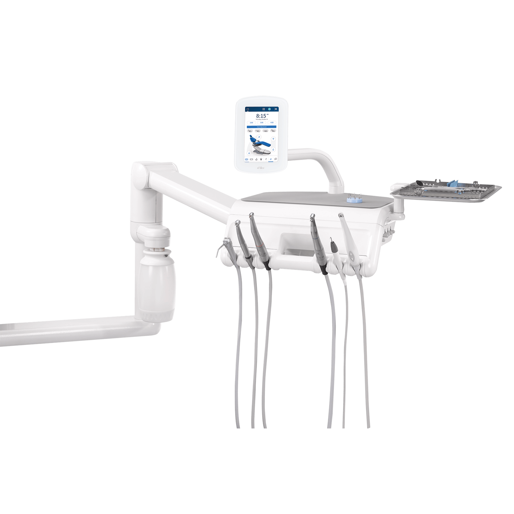 a-dec 500 touchpad mit Hängeschläuchen